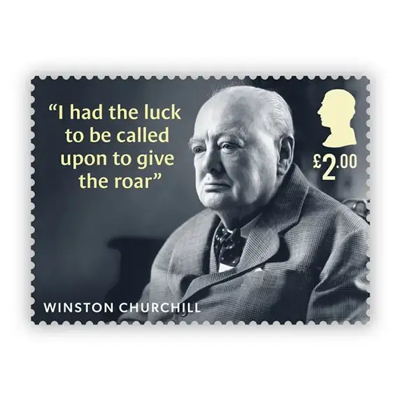 Set de timbres anglais 2024 Winston Churchill