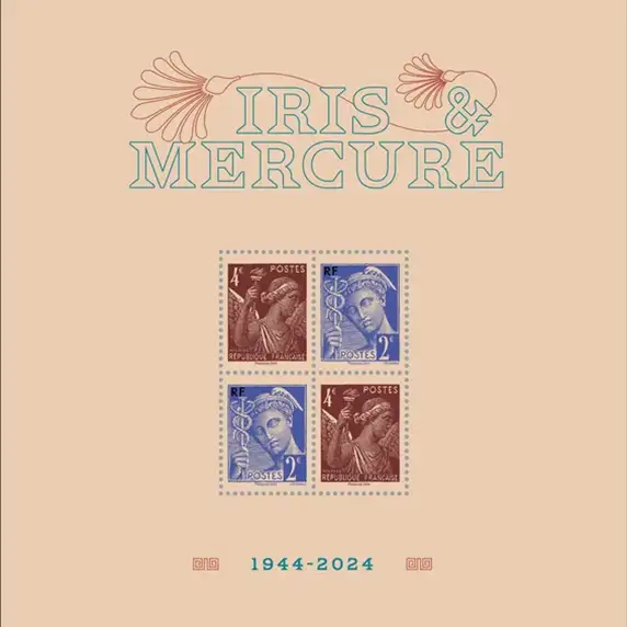 Timbres français 2024 Bloc Iris Mercure