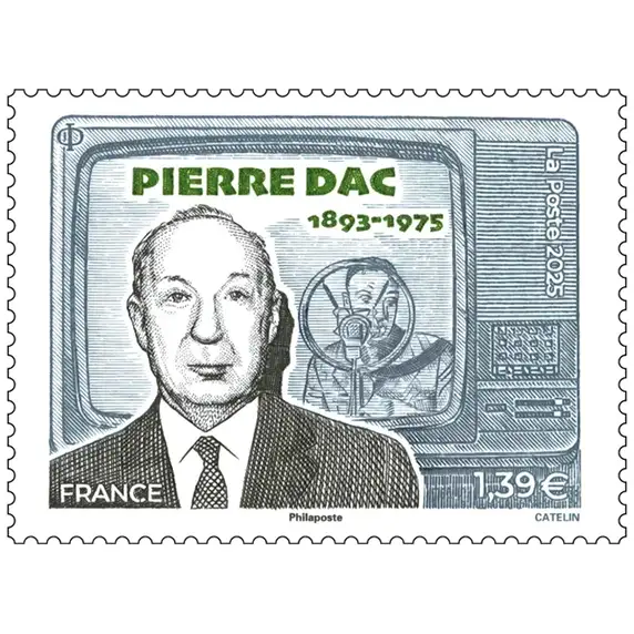 Timbre français 2025 Pierre Dac