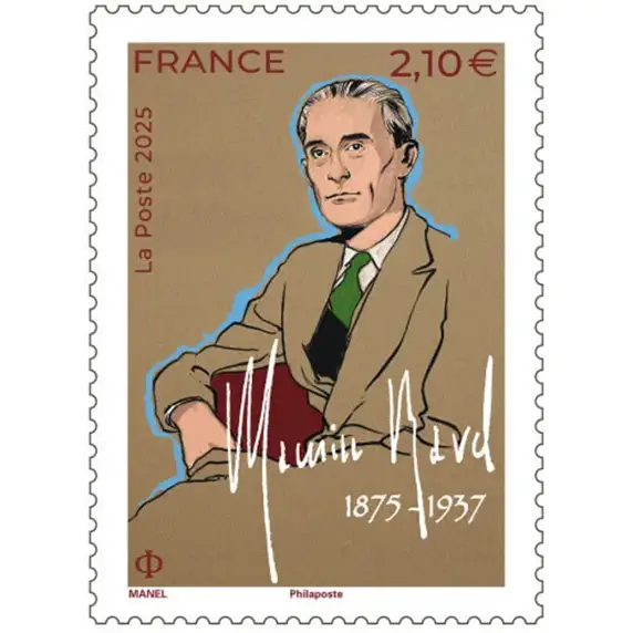 Timbre français 2025 Maurice Ravel