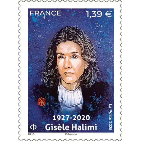 Timbre français 2025 Gisèle Halimi
