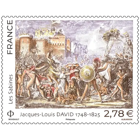 Timbre français 2025 J L David Les Sabines