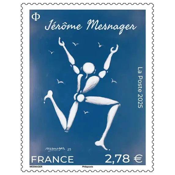 Timbre français 2025 Jérôme Mesnager
