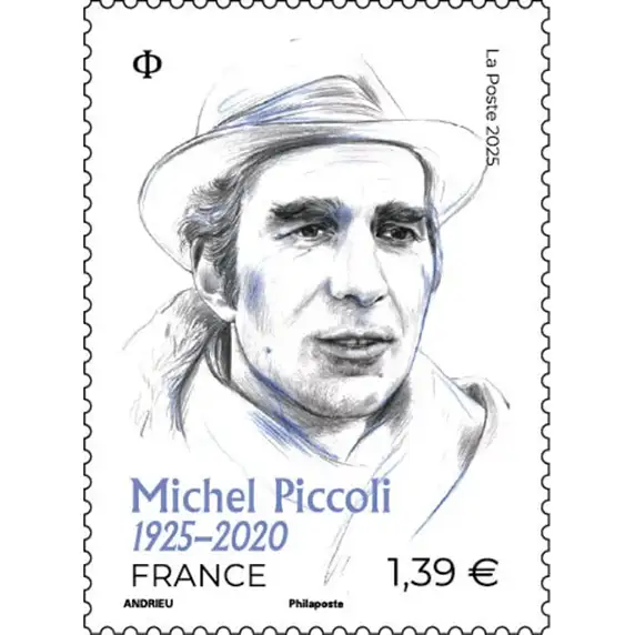 Timbre français 2025 Michel Piccoli