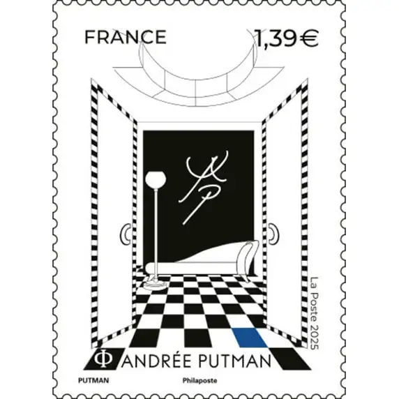 Timbre français 2026 Andrée Putman (1925-2013)