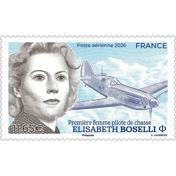 Timbre français 2026 Élisabeth Boselli