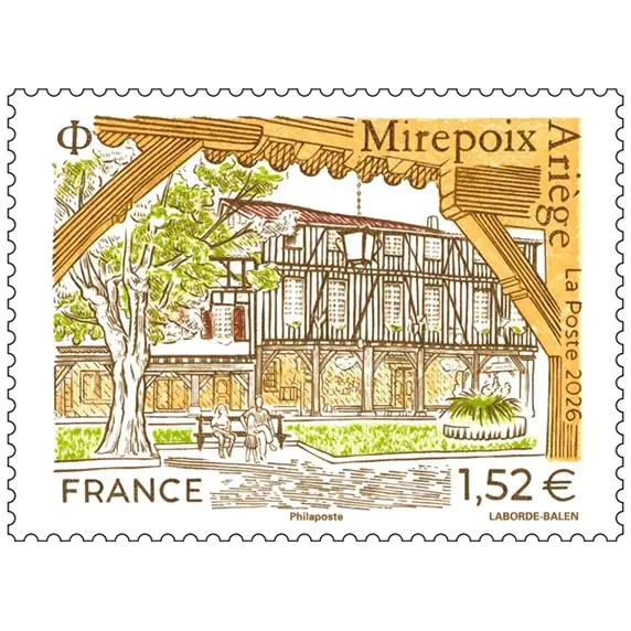 Timbre français 2026 Mirepoix
