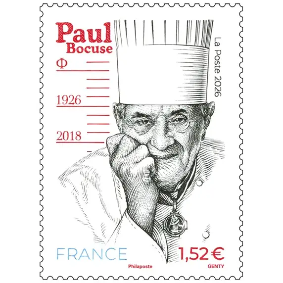 Timbre français 2026 Paul Bocuse (1926-2018)