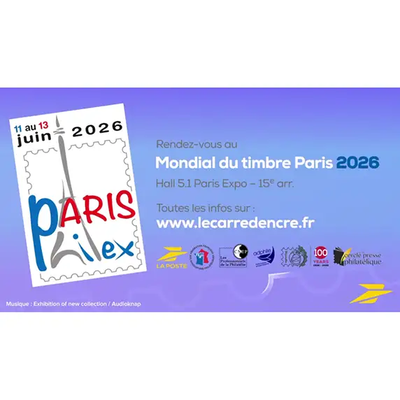 Mondial du timbre Paris 2026