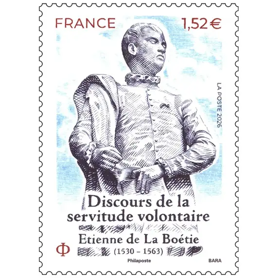 Timbre français 2026 Discours de la servitude volontaire